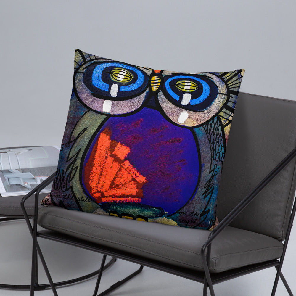 In the Still, on the Night - Lebo Premium Throw Pillow